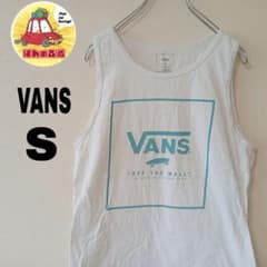 Vintage USA Vans Tank Top, White, Size S, Skater Style