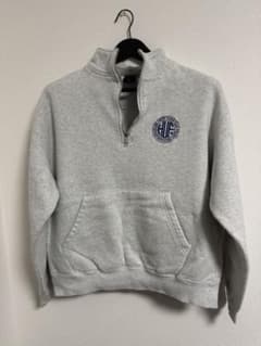 HUF ハーフジップ スウェット グレー Mサイズのサムネイル