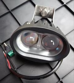 集魚灯用LEDライト　青色　緑色　490nm狙い　投光タイプ　集光レンズのサムネイル