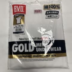 B.V.D. メンズ U首半袖Tシャツ　 Lサイズのサムネイル