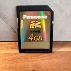 Panasonic SDHC 4GB Class 4 メモリーカードのサムネイル