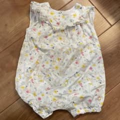 プチバトー　ロンパース　74cm 春夏に♪のサムネイル