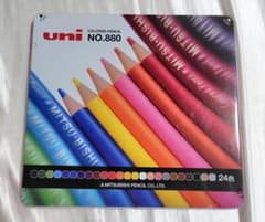 uni 色鉛筆 No.880 24色セット 三菱鉛筆のサムネイル