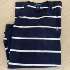 Polo Ralph Lauren 長袖カットソー ネイビー/ホワイト　170