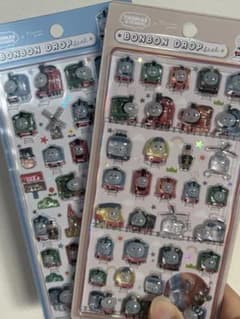 きかんしゃトーマス ボンボンドロップシール 2枚セットのサムネイル