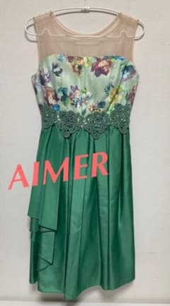 【AIMER】花柄パーティードレスのサムネイル