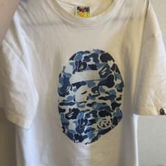 A BATHING APE BAPE カモ柄 Tシャツ ホワイト Lのサムネイル