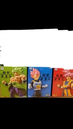 未開封ドラゴンボール3つフィギュアセットのサムネイル