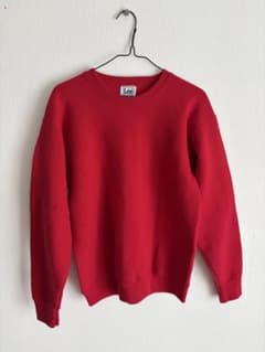 Lee USA製 HEAVYWEIGHT 赤 無地 スウェット M ヴィンテージのサムネイル