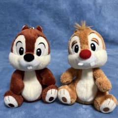 도쿄 디즈니 리조트 chip & dale 볼 체인 마스코트 2 마리 정리 판매