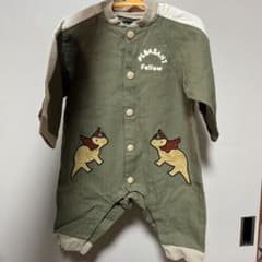 Pleasant Fellow 動物刺繍ロンパースのサムネイル