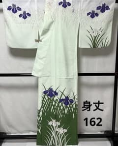 b953 化繊　単衣　踊り用　着物　着物　金箔　緑系 b953 化繊 単衣 踊り用 着物 着物 金箔 緑系 - メルカリ