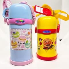 【店頭展示品】象印　子供向け水筒　アンパンマン　ストロー　コップ450㎖600㎖ 店頭展示品】象印 子供向け水筒 アンパンマン ストロー コップ450㎖600