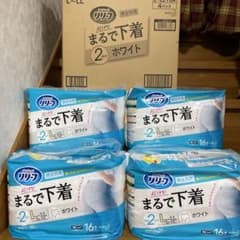 花王リリーフ　超うす型　まるで下着　ホワイトＬ〜ＬＬのサムネイル