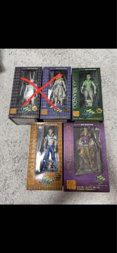 ジョジョの奇妙な冒険 フィギュアセット　7部　超像可動のサムネイル