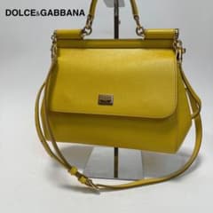 o49【美品】ドルチェ&ガッバーナ　レザー　シシリー　2wayショルダーバッグ o49【美品】ドルチェ&ガッバーナ レザー シシリー 2way