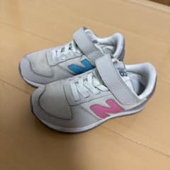 New Balance キッズスニーカー ホワイト/ブルー/ピンクのサムネイル
