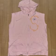 ステラマッカートニー adidas ノースリーブパーカー ピンク Mのサムネイル