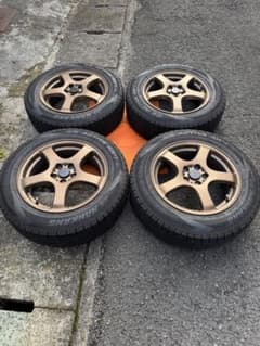 ②スタッドレスタイヤ 195/65R16 アルミホイールセット 1本 - メルカリ