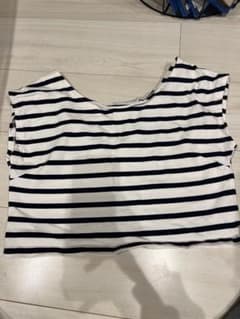 Sea Room Lynnストライプ クロップド Tシャツ Vネックのサムネイル