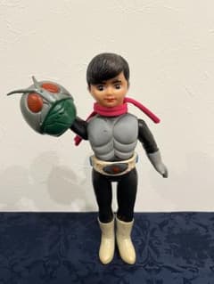 仮面ライダー1号 ソフビ 面取り♦︎面取れ▪️レトロ♦︎昭和♦︎旧 