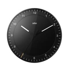 【新品】BRAUN ブラウン ウォールクロック 時計 BLACKのサムネイル