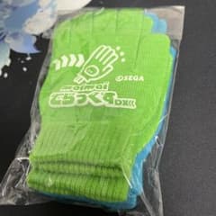 SEGA maimai デラックス　手袋 軍手 緑/青のサムネイル