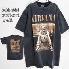 新品】ビンテージ加工 バンドTシャツ XL ニルヴァーナ 909−511-03