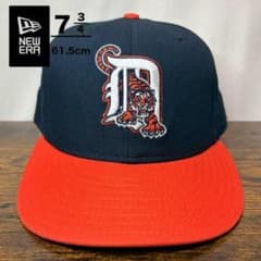 B87 NEW ERA タイガース 7 3/4 MLB usa製 ヴィンテージ - メルカリ