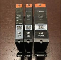 キャノン  純正インク350  351  未使用品3点のサムネイル