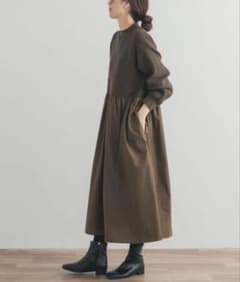 【完売品】URBAN RESEARCH DOORS ニットドッキングワンピースのサムネイル