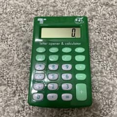 レターオープナー付き電卓　ノベルティのサムネイル