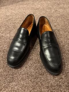 【超美品】Berwick コインローファー ブラック サイズ8（27cm）