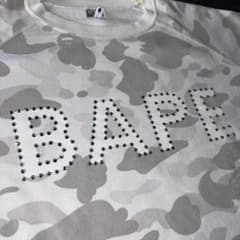 初期 A BATHING APE BAPE CAMO パーカー スワロフスキー - メルカリ