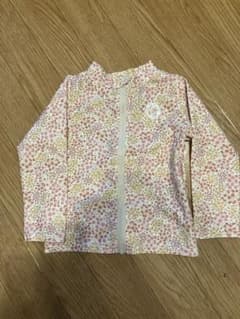 95cm 花柄ラッシュガード フリル付きのサムネイル