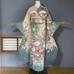 振袖フルセット 谷崎潤一郎の世界 手描き友禅 成人式振袖 振袖 裄丈66