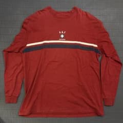 A&F バーガンディ ロングスリーブカットソーのサムネイル