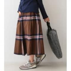 BEAMS BOY ビッグタータンチェックスカートのサムネイル