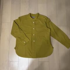 MARGARET HOWELL 長袖シャツ オリーブイエロー コットン 日本製 MARGARET HOWELL バンドカラーシャツ 長袖 イエロー - メルカリ