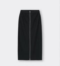 【美品】フロントジップナローロングスカートQ GUのサムネイル
