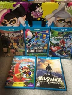 Wii U スプラトゥーンセット+ソフト5本のサムネイル