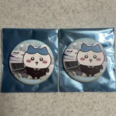 ちいかわ ANAコラボ 缶バッジ2個セット　ハチワレ