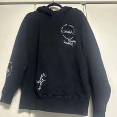 X-girl パーカー ブラック ロゴ刺繍のサムネイル
