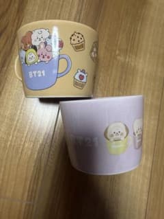BT21 머그컵 2개 세트