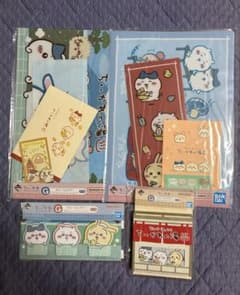 이치 반 쿠지 치이카와 문구 4 종 세트