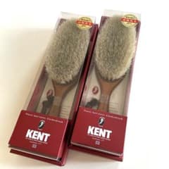 KENT ケント　静電気防止衣類ブラシ　洋服ブラシ　2本セットのサムネイル