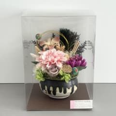 プリザーブドフラワー　アレンジメント　和風