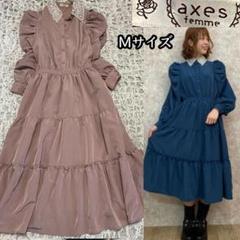 新品⭐️axes femme アクシーズファム 半袖 レース衿 ワンピース M 856889646.jpg?1583107336