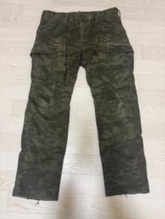 EDWIN 迷彩 カーゴパンツ カモフラ ミリタリーのサムネイル