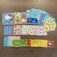 Sanrio キャラクター 折り紙 ちよ紙セット 昭和レトロのサムネイル